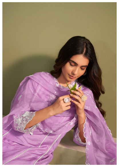 Ira Lily Embroidery Suit Set