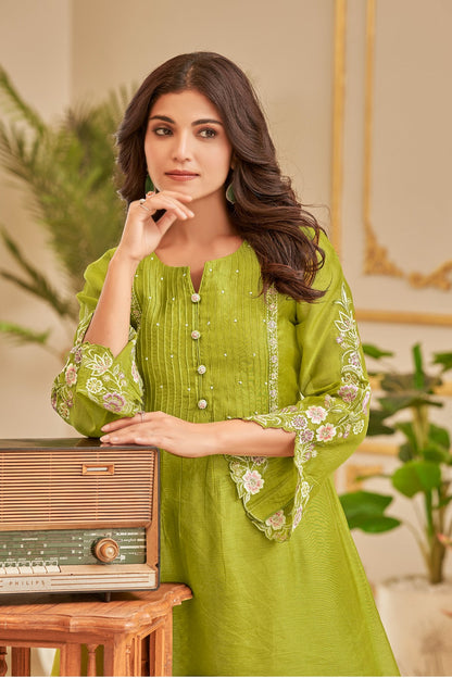 Gaurisha Barf Embroidery Premium Co-ord Set