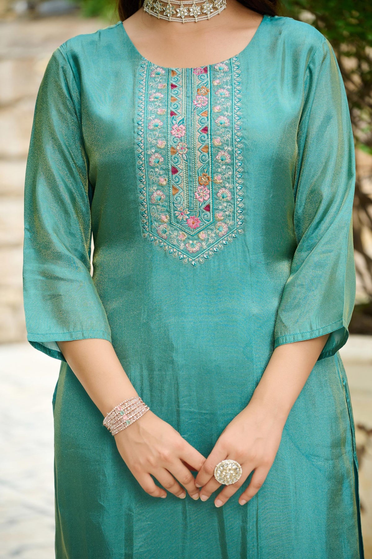 Malti Verdigris Work Suit Set