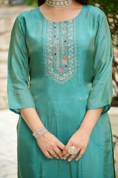 Malti Verdigris Work Suit Set