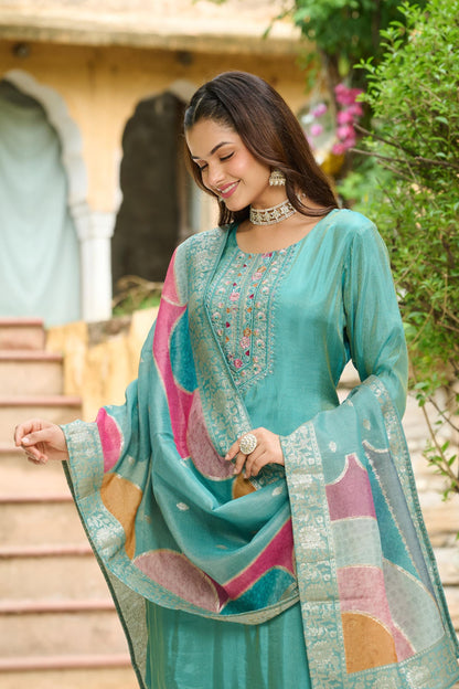 Malti Verdigris Work Suit Set