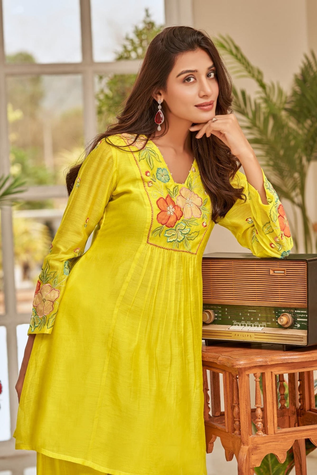 Gaurisha kelly embroidery premium co-ord Set