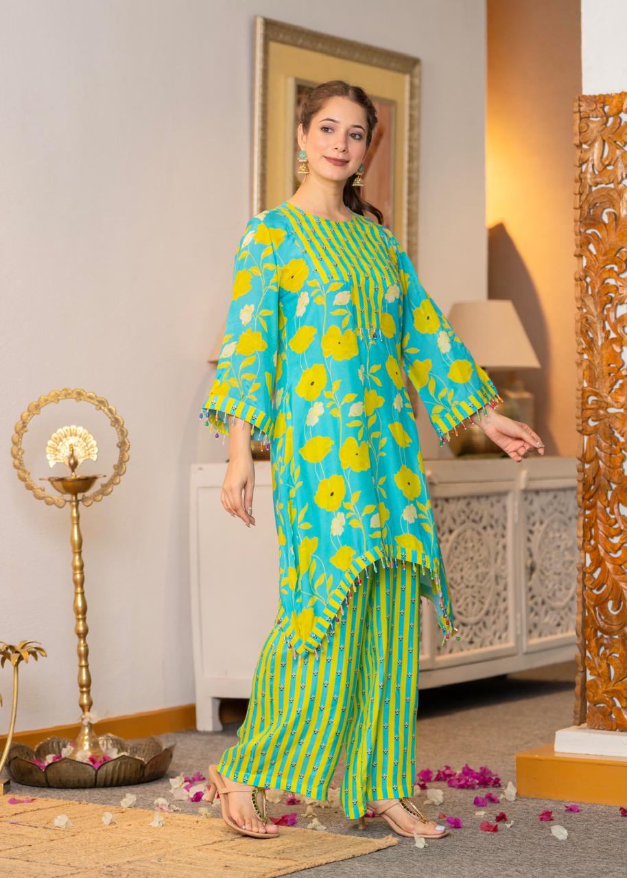 Jayti Kelly Muslin co-ord Set