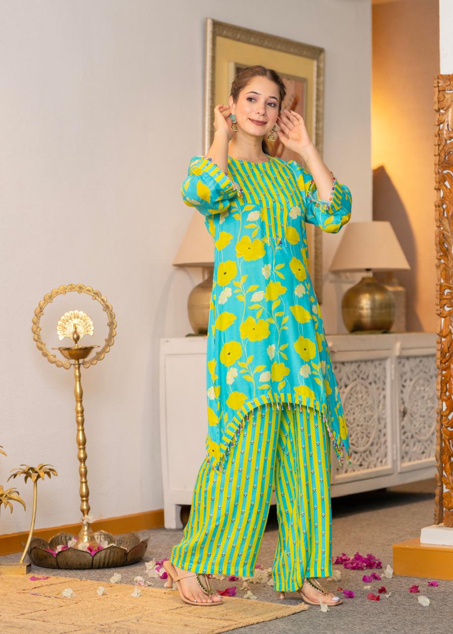 Jayti Kelly Muslin co-ord Set