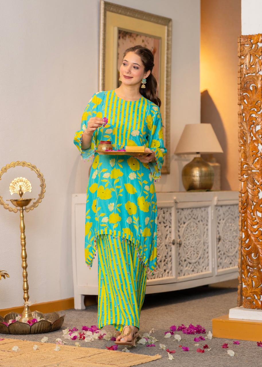 Jayti Kelly Muslin co-ord Set