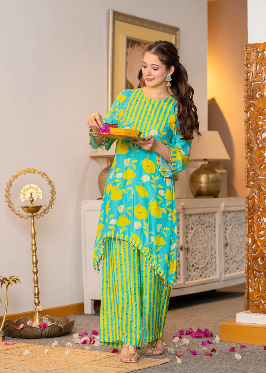 Jayti Kelly Muslin co-ord Set