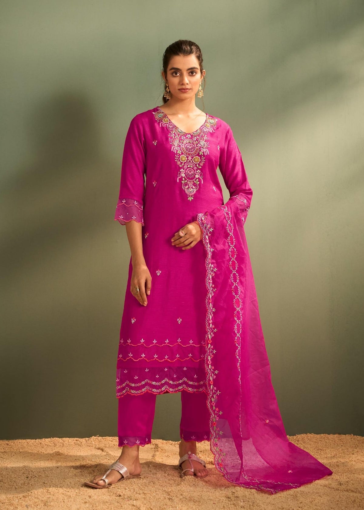 Kanya Rose Full heavy work suit set
