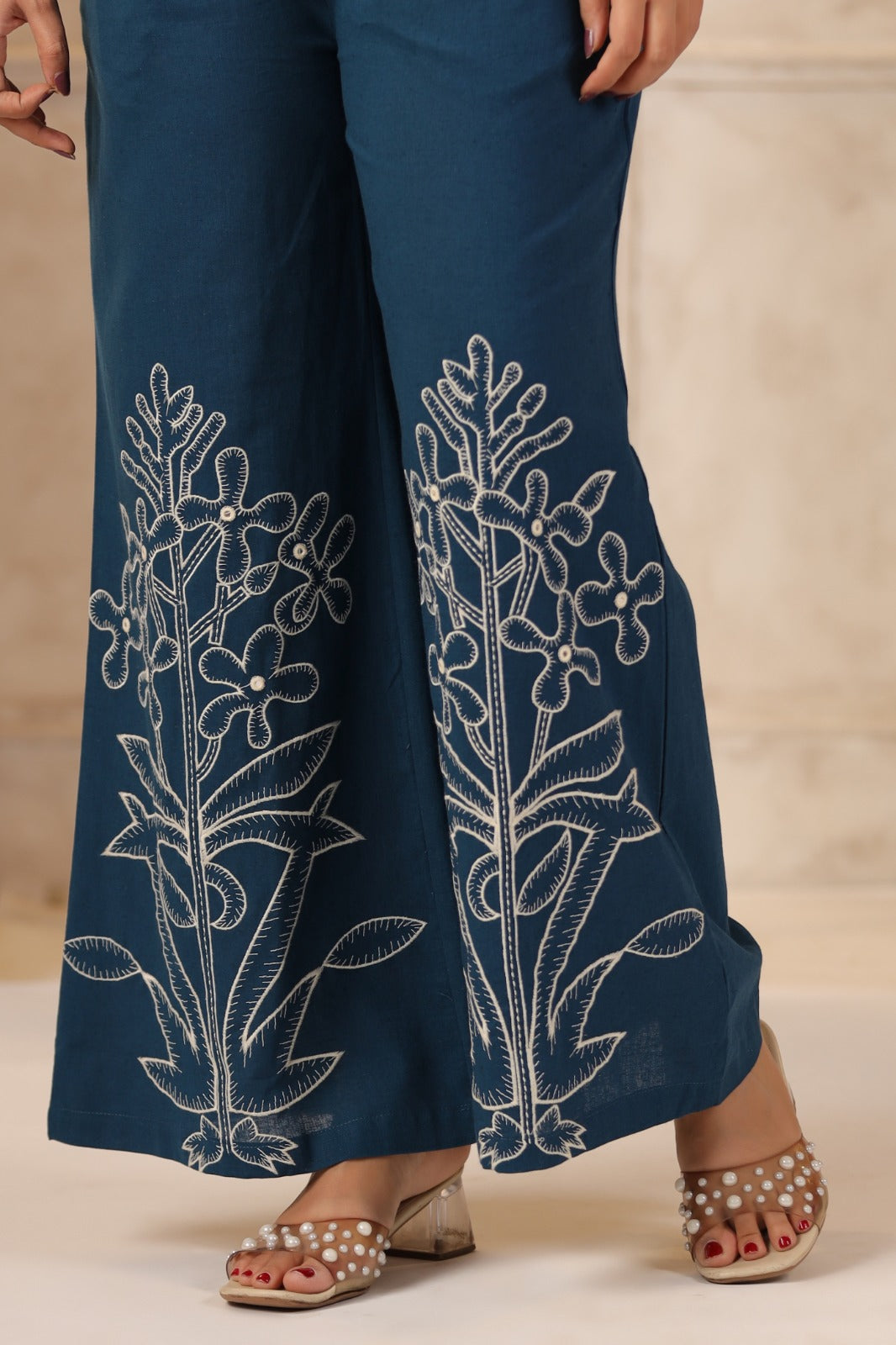 Mahua Nile embroidery co-ord set
