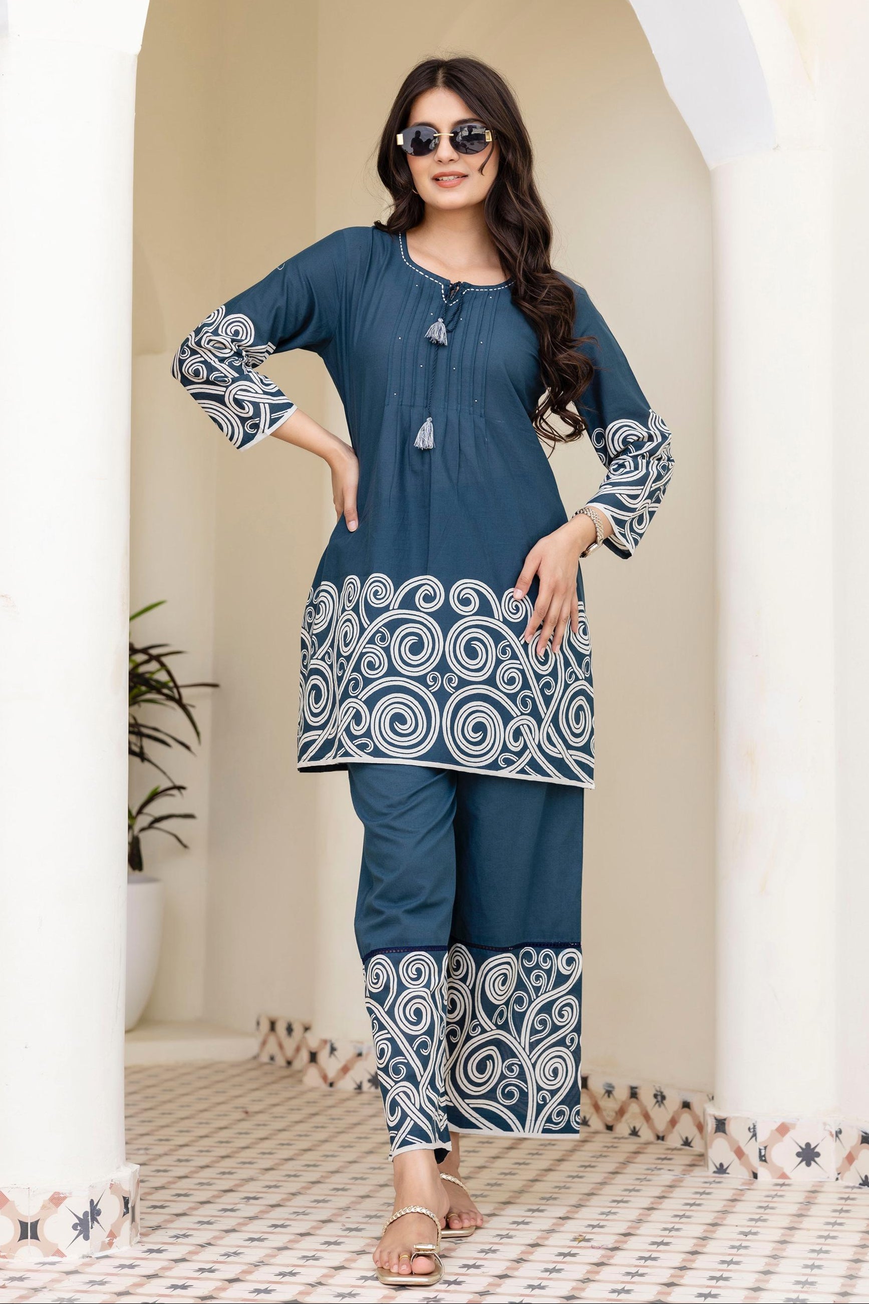 Mokabara Indi cotton co-ord set