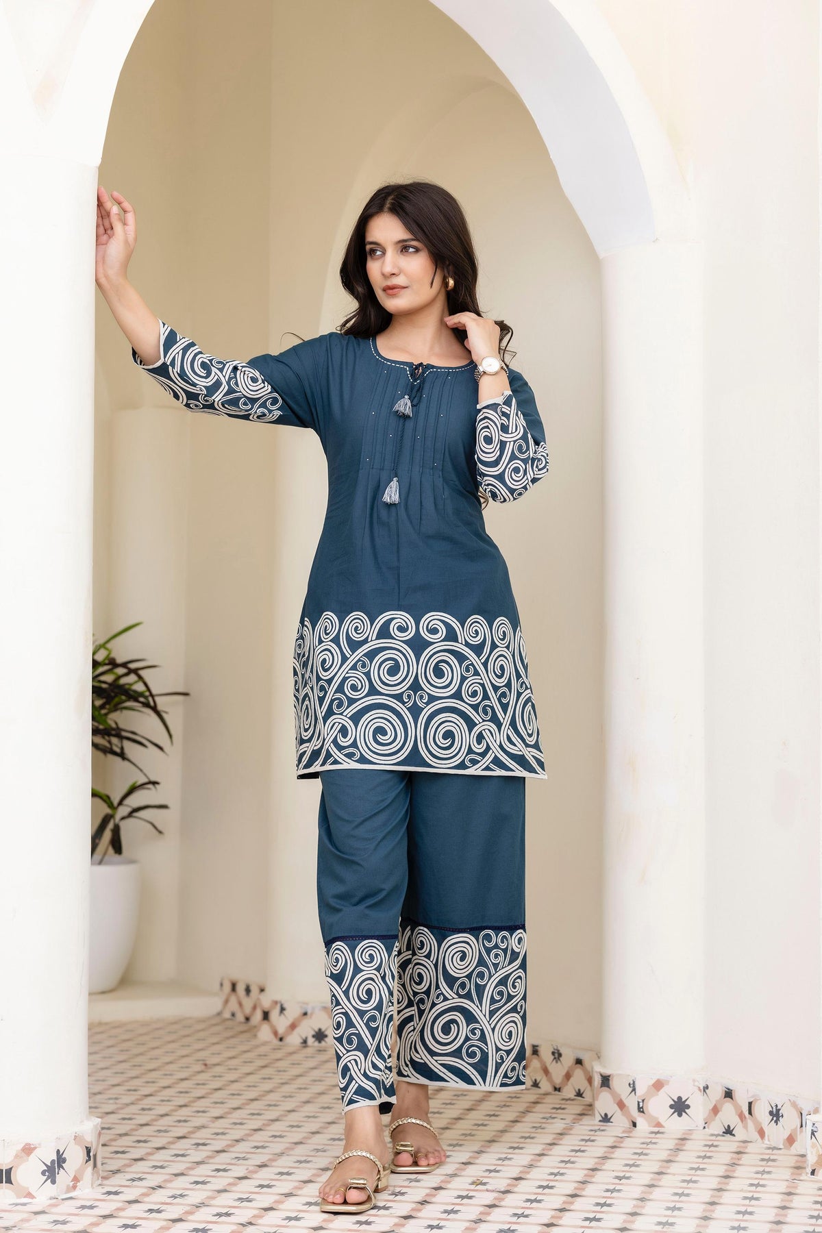 Mokabara Indi cotton co-ord set