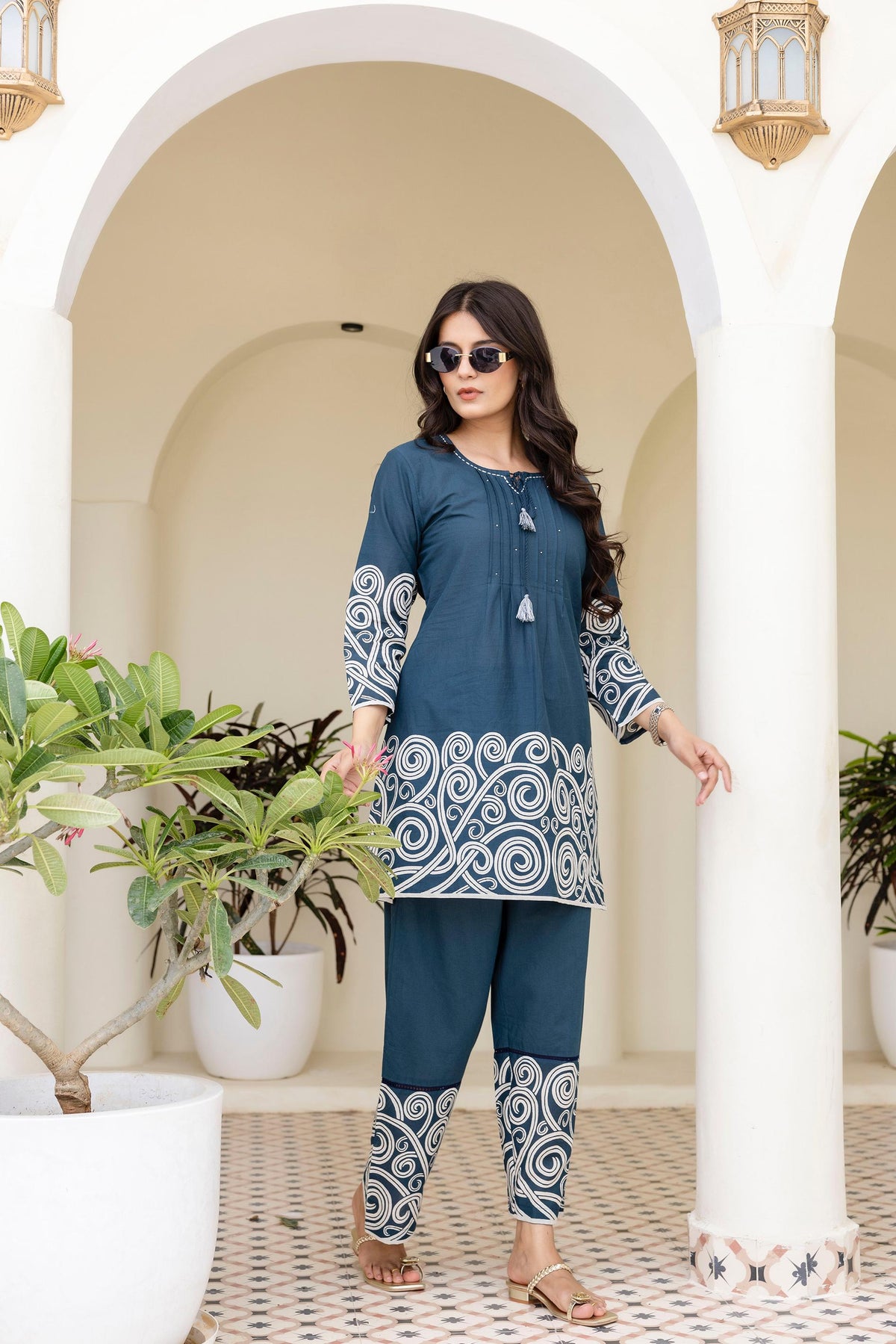 Mokabara Indi cotton co-ord set