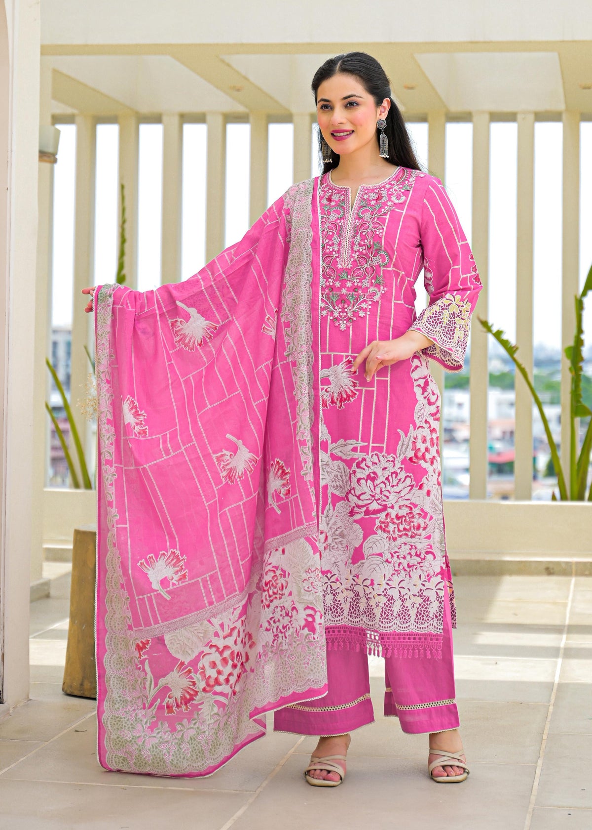 Vastramaya Miller Embroidery Lawn Suit Set