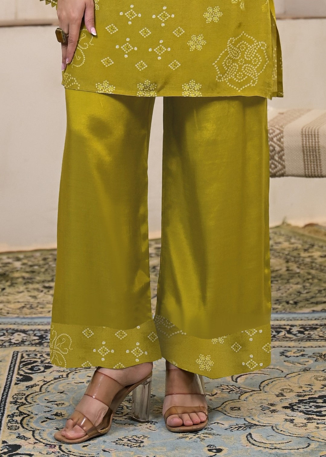 Kara Sage Full Work Premium Co-ord set