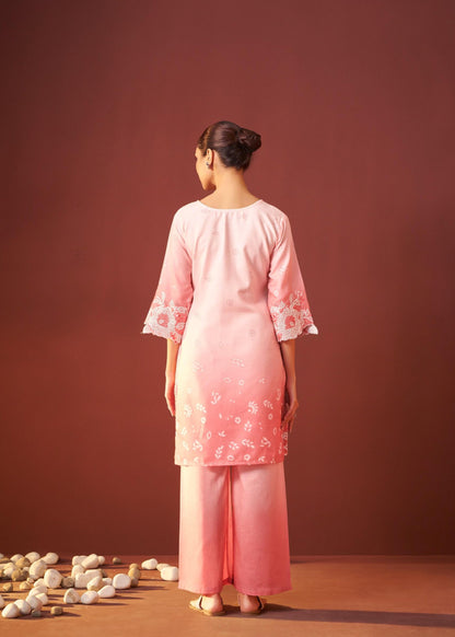 Ira salmon embroidery co-ord set