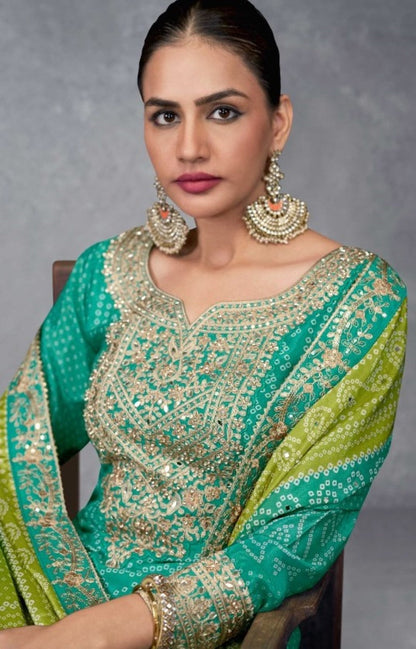 Dhunki fern premium full work suit set