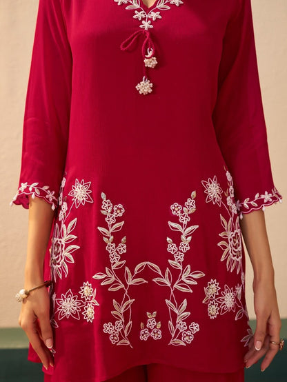 Albeli Sindoori Embroidery Premium Suit Set