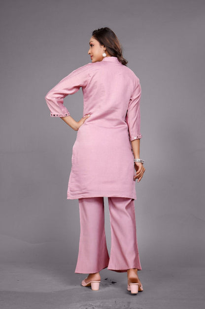 Divya candy mirror work co-ord set