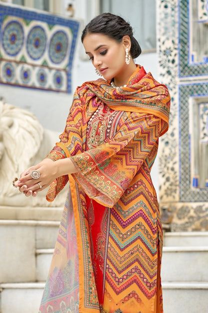 Morni amber full work suit set