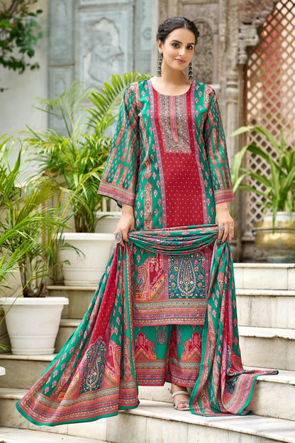 Morni fern full work suit set