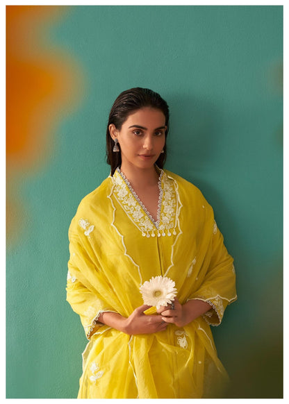 Ira corn Embroidery Suit set