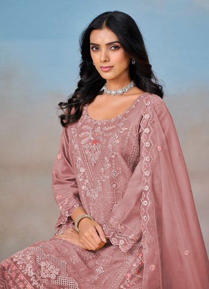 Mayuri Flamingo Full Work Suit Sets