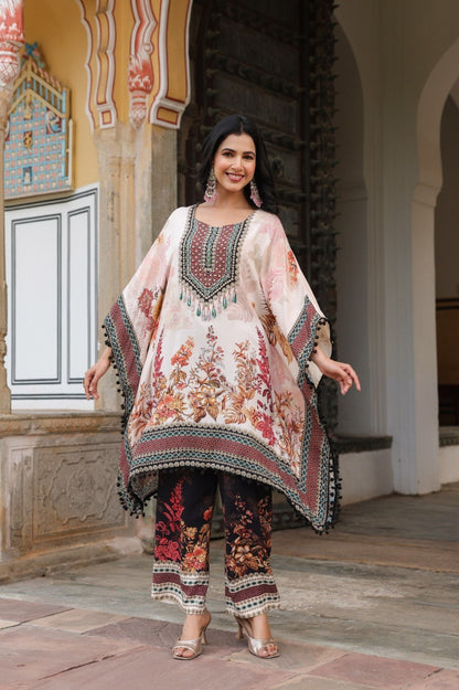 Mahua Monarch Kaftan Pant Set