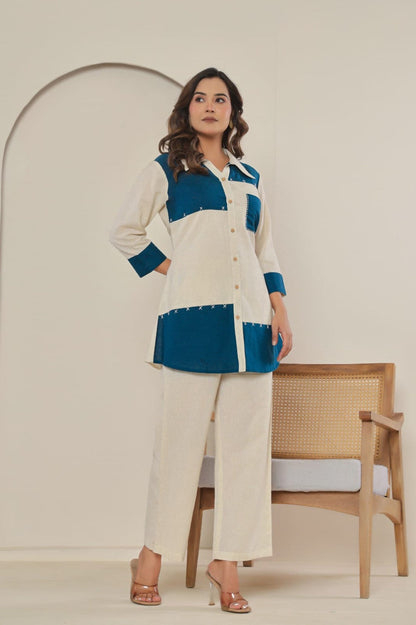 Puran indi Cotton co-ord set