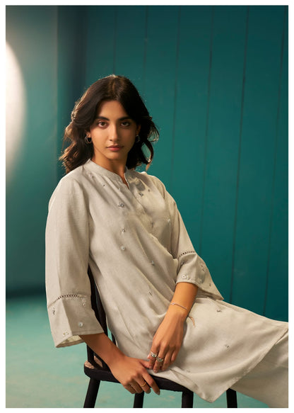 Itrh Vanila cotton linen co-ord set