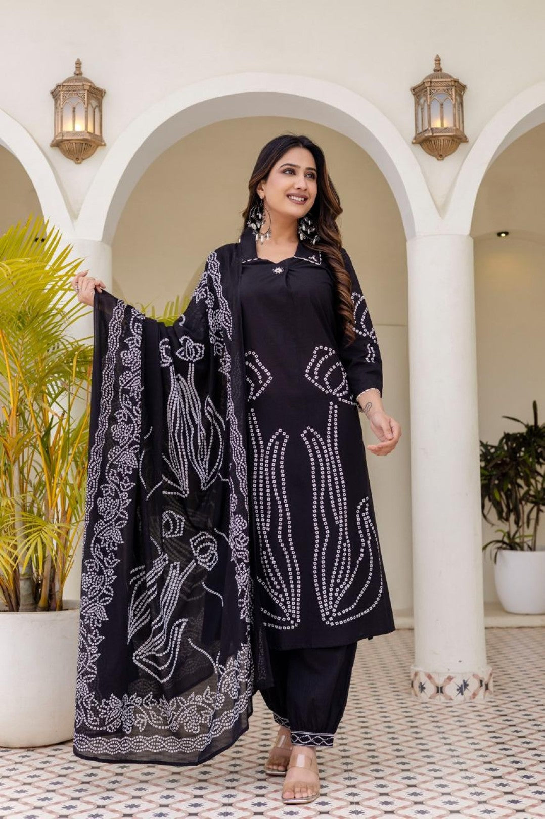 Girnar sable cotton suit set