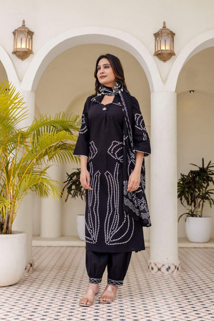 Girnar sable cotton suit set
