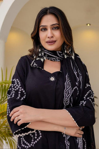 Girnar sable cotton suit set