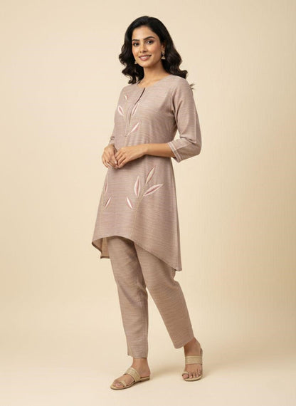 Prisha parch embroidery co-ord set