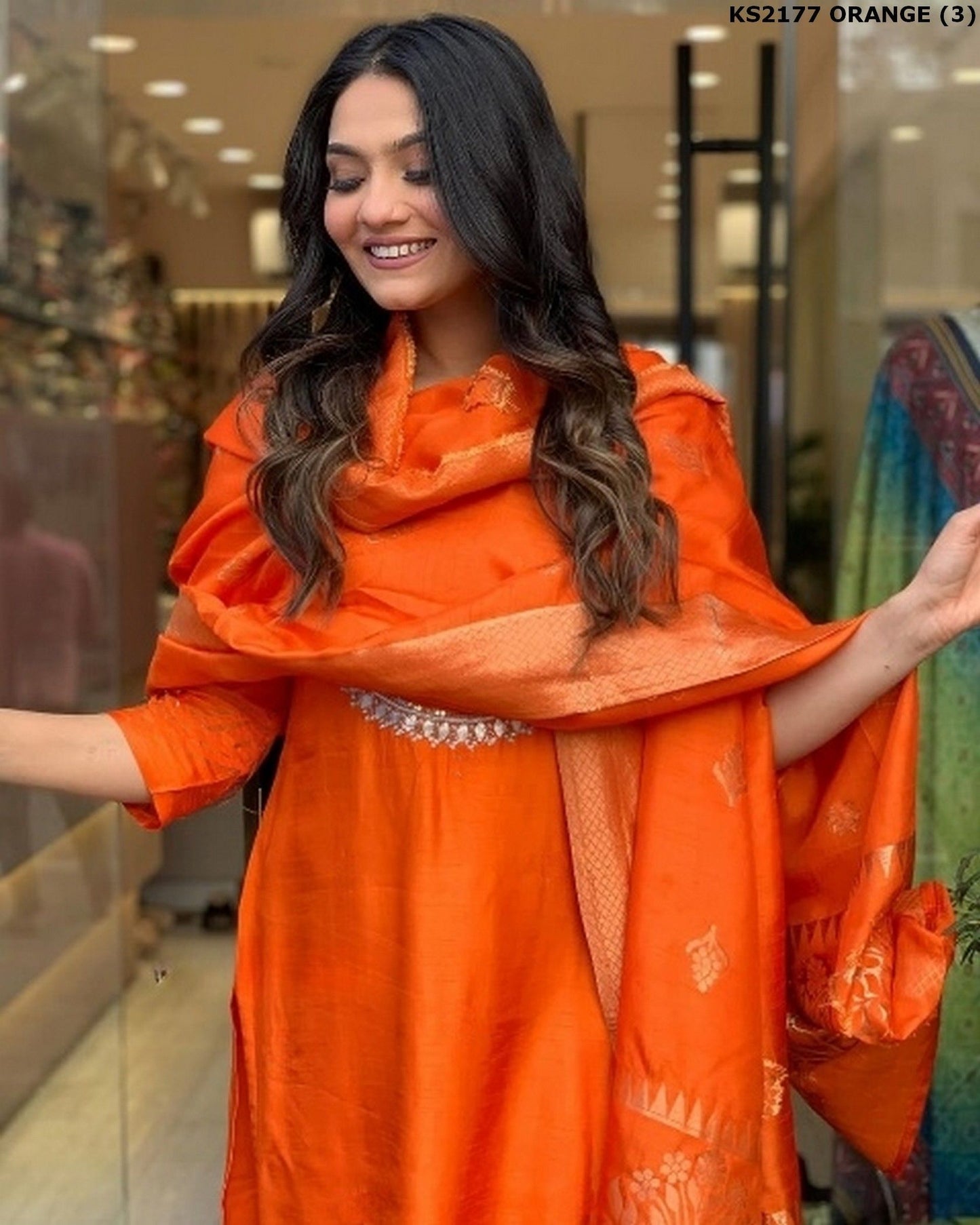 Dhiyona KL Women Regular Kurta with Palazzos & With Dupatta