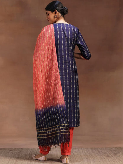 Women Ethnic Motifs Printed Regular Kurta with Dhoti Pants & With Dupatta