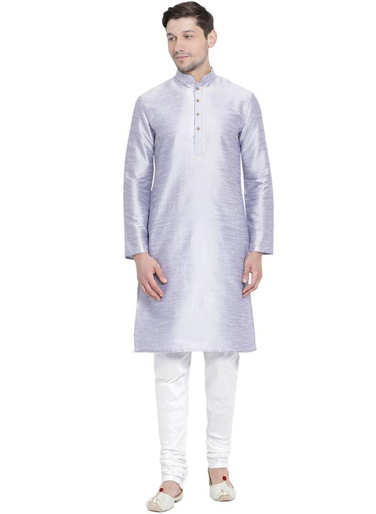 Men's Hawa Silk Blend Straight Kurta Pyjama Set