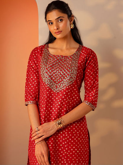 Women Ethnic Motifs Printed Regular Kurta with Trousers & With Dupatta
