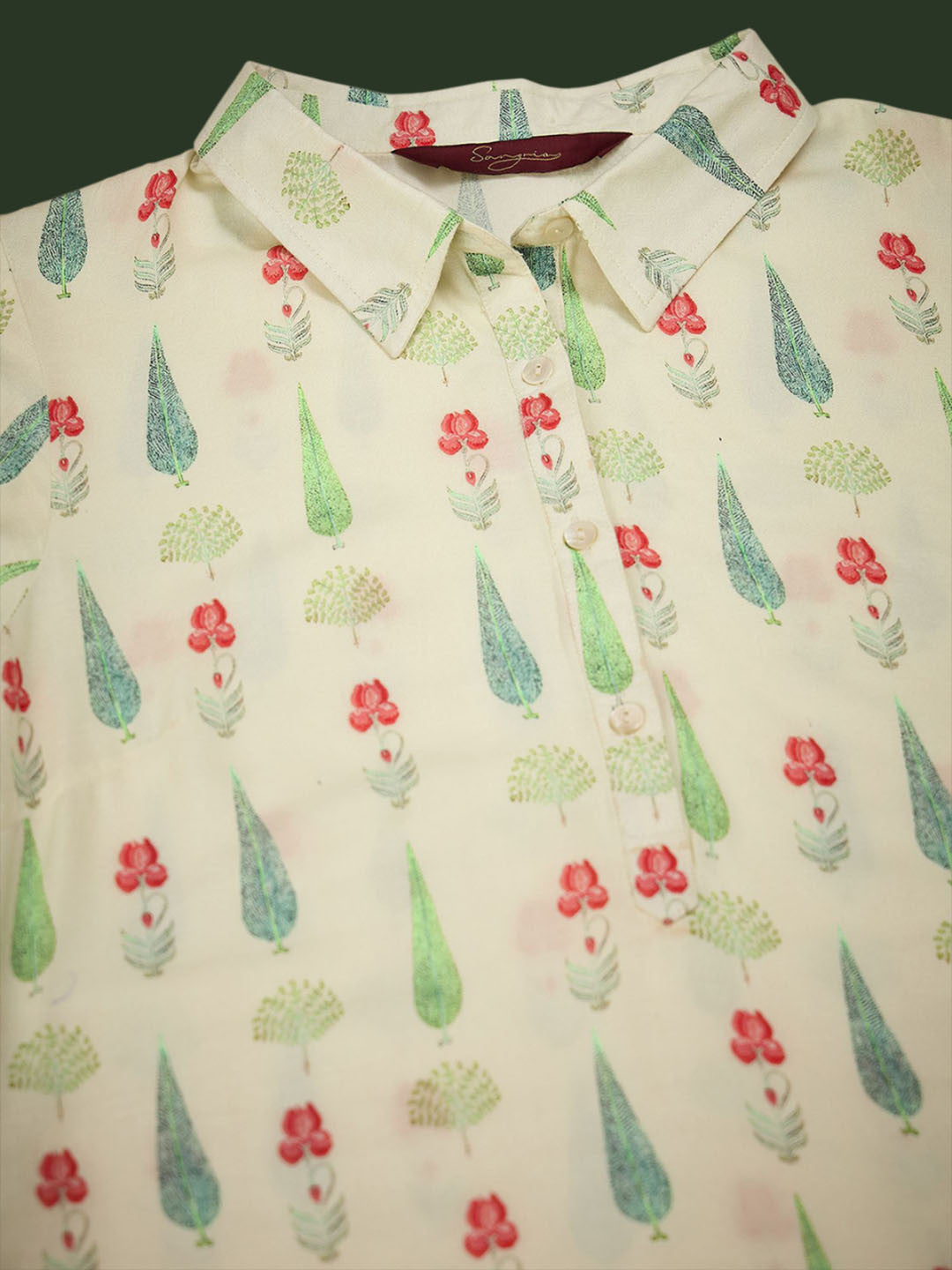 Printed Kurta With Trousers