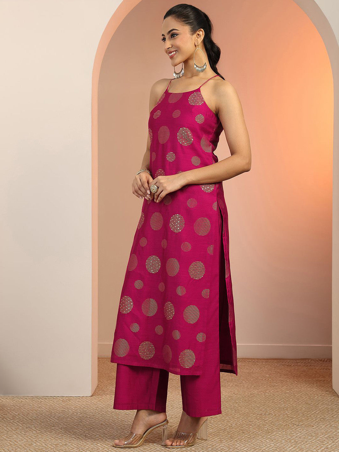 Women Geometric Printed Regular Kurta Set