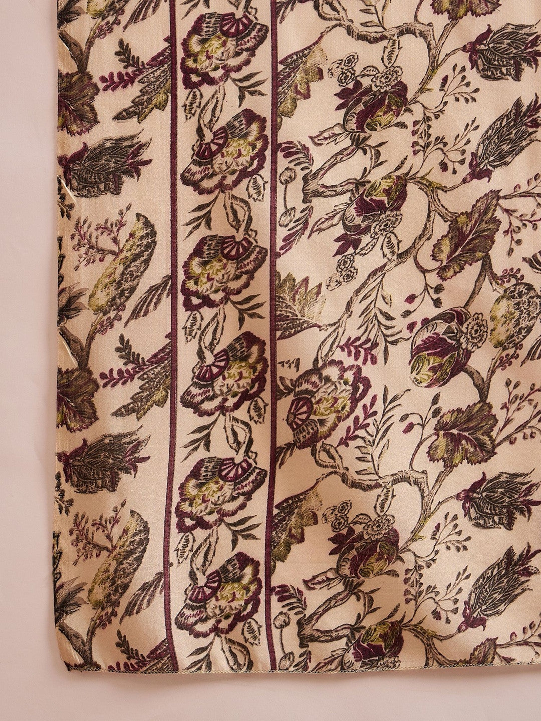 Printed V-Neck Kurta & Trousers Kurta Sets