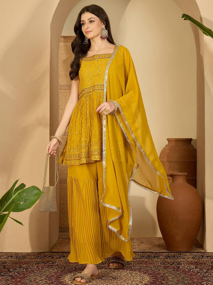 Women Yellow Kurta Sets