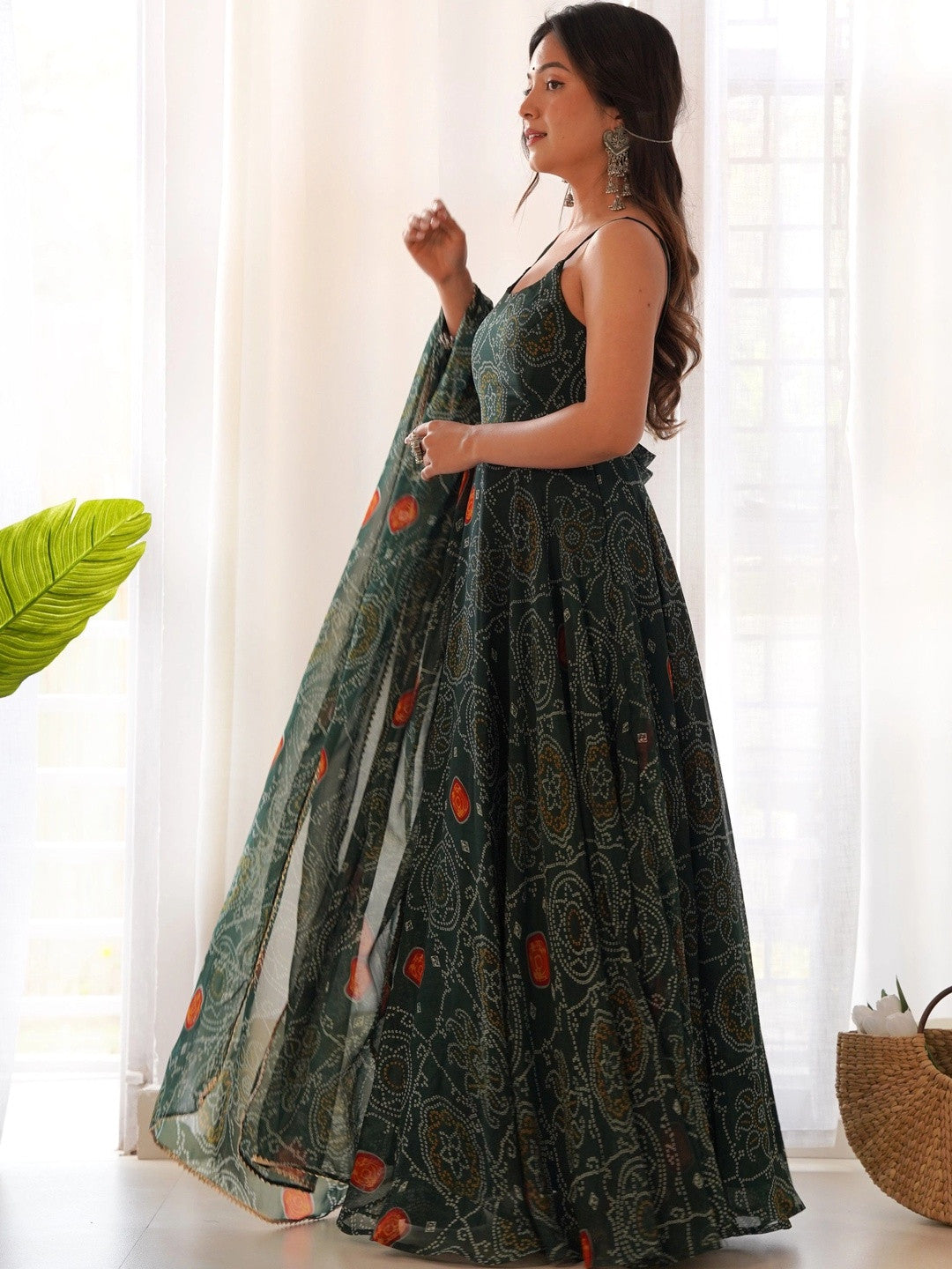 Women Ethnic Motifs Printed Regular Kurta with Palazzos & With Dupatta
