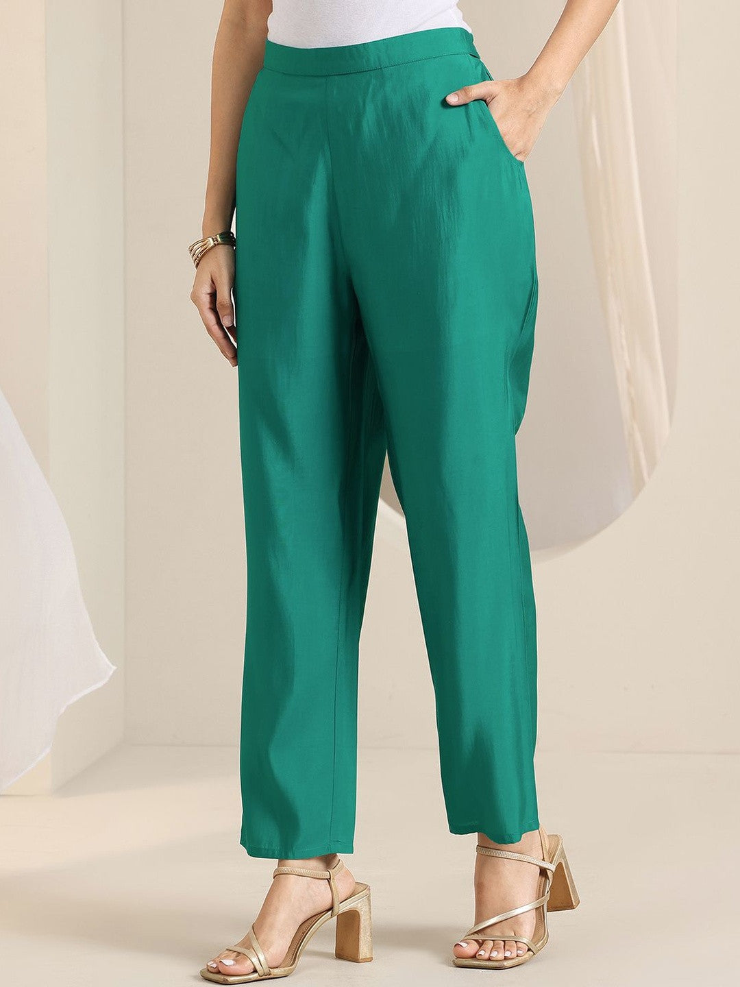 Women Ethnic Motifs Embroidered A-Line Kurta with Trousers & Dupatta