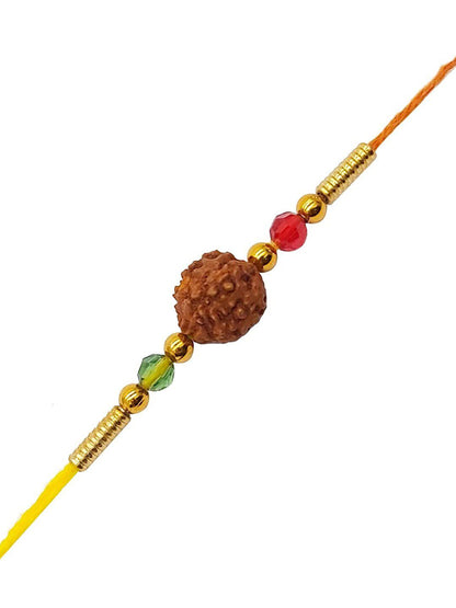 Dhiyona Unisex Set Of 2 Beaded Rakhi