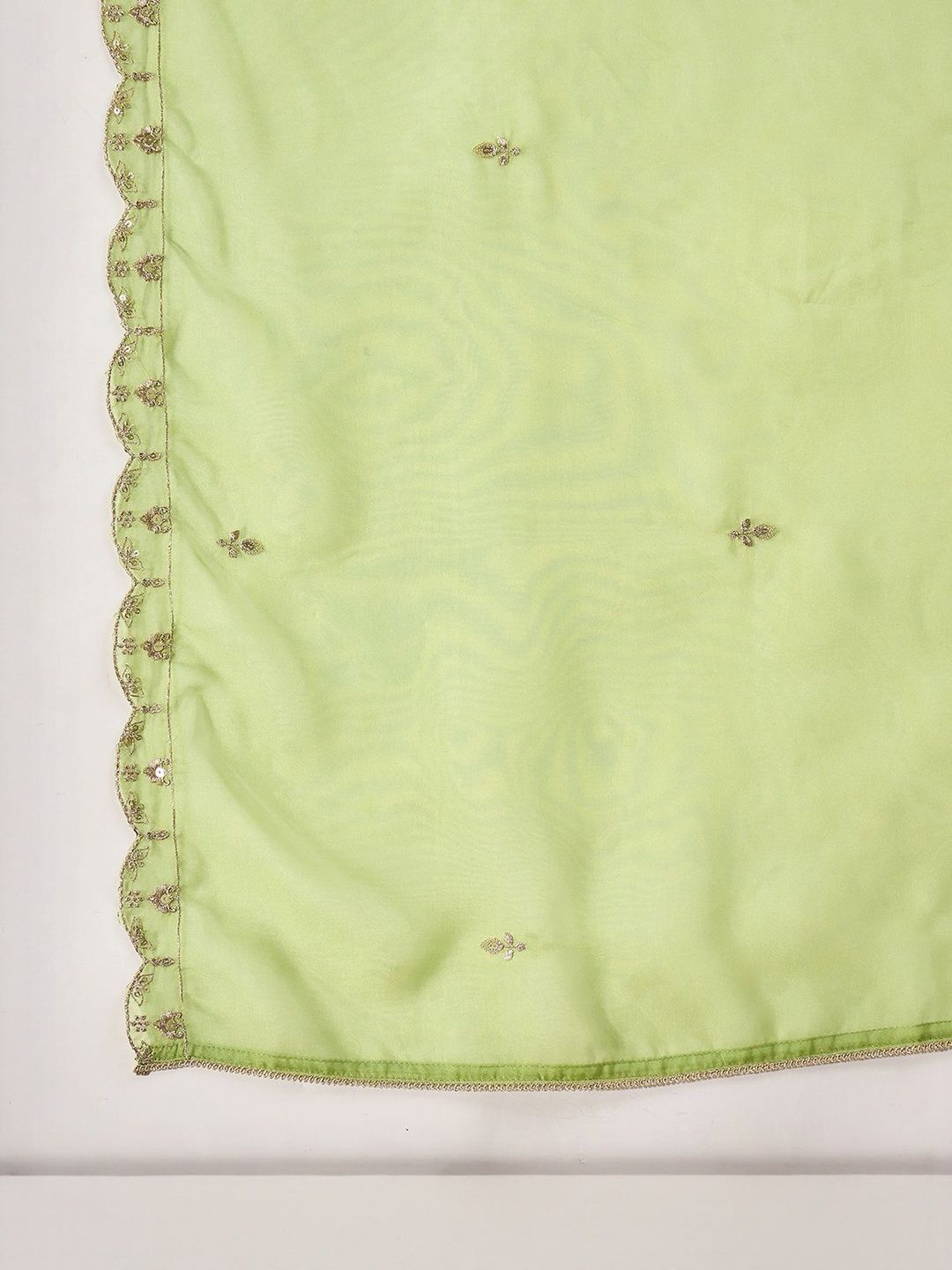 Dhiyona SN Sequence Embroidered Kurta With Sharara & Dupatta