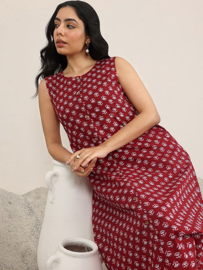 Women Ethnic Motifs Printed Regular Kurta with Trousers