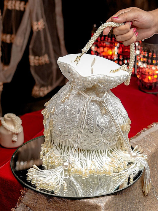 Dhiyona NR Embellished Water Resistant Potli Bag