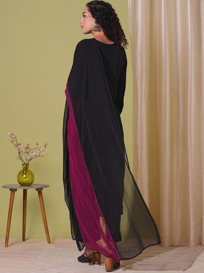 Dhiyona KL Women Regular Kurta with Palazzos & With Dupatta