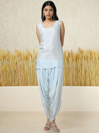 Dhiyona SO Women's Women Layered Beads and Stones Top with Trousers