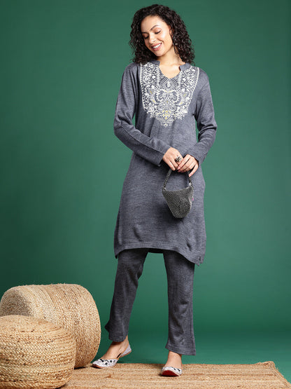 Ethnic Motifs Printed Regular Kurta With Trousers