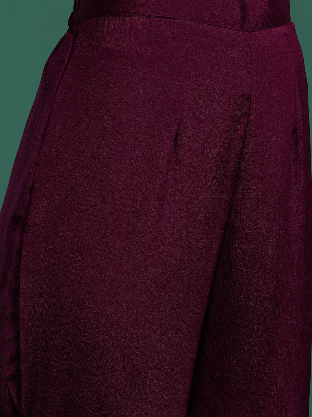 Dhiyona IE Ethnic Motifs Embroidered Regular Sequinned Kurta with Sharara & Dupatta